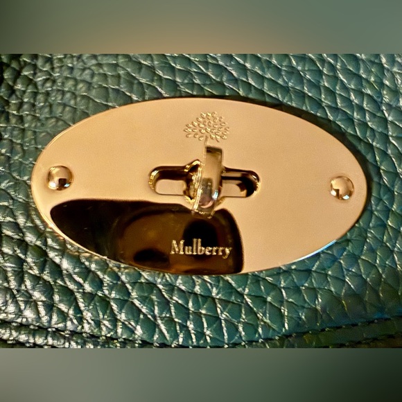 Mulberry Green heavy grain Alexa satchel - Picture 2 of 16